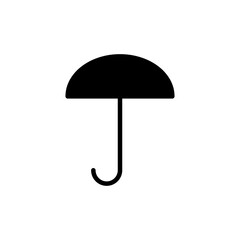 umbrella icon vector isolated on white background. Umbrella vector icon