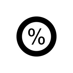 Obraz premium Discount icon vector isolated on white background. Discount tag icon.