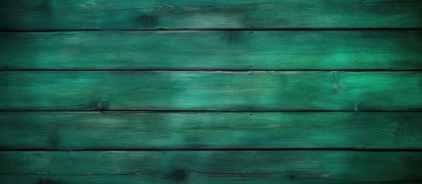 The image depicts a dark green wood background with a rough surface. The texture of the wood is visible, creating a rugged and natural appearance.