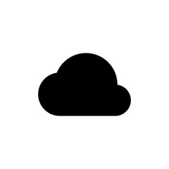 Cloud icon vector vector isolated on white background. cloud computing icon