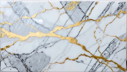 Marble granite white with gold texture Background wall surface black pattern graphic abstract
