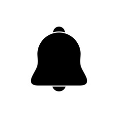 Bell Icon vector isolated on white background. Notification symbol. Bell vector icon