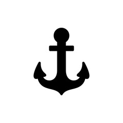 Anchor icon vector isolated on white background.Anchor symbol logo. Anchor marine icon.