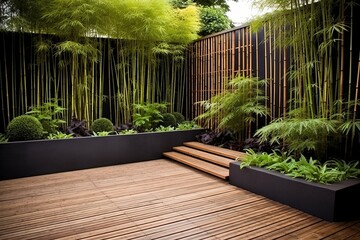 Zen-inspired Tranquil Garden Designs: Bamboo Fencing Enclosed Haven