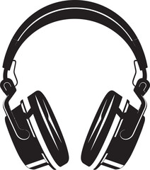 Sonic Sanctuary Vector Headphone Emblem Audio Odyssey Headphone Logo in Vector