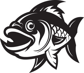 Ripple Radiance Vector Logo of River Fish Aquatic Aura Fish Emblem in Vector Design