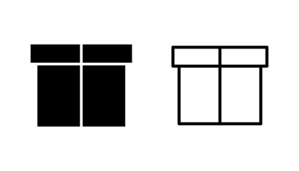 Box icon set. box vector icon, package, parcel