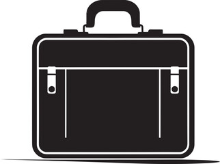 Voyager Vessel Vector Suitcase Emblem Roaming Relic Iconic Suitcase Vector Logo