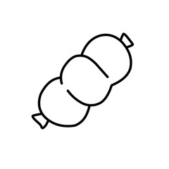 Meat and sausage related line icon