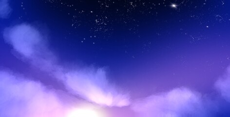 night sky with clouds background