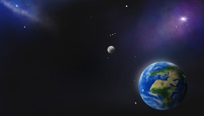 The Planet and the moon