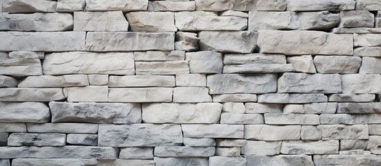 A black and white photo showcasing the texture of a stone wall painted in light grey. The image focuses on the rugged surface of the stones, highlighting their individual shapes and patterns.