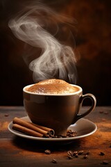 Fototapeta premium cup of cappuccino