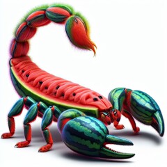 scorpion made of watermelon - version 2