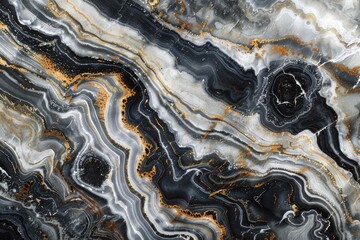 A swirling marble texture in natural stone