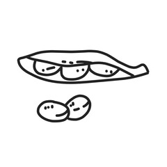 vegetables doodle vector illustration