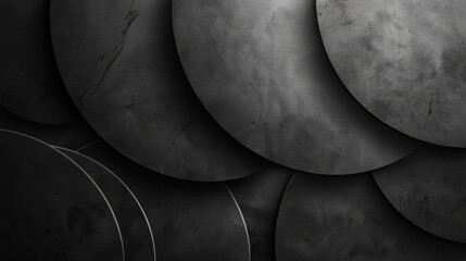 black minimal background abstract shapes and textures dark moody feeling black and whit high quality k illustration 