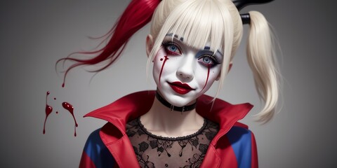 血の涙を流す女の殺人ピエロ,generative ai
