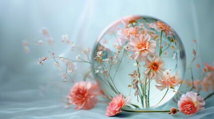 Delicate Floral Bubble