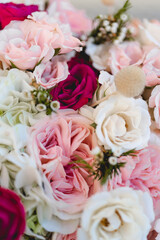 A bouquet is a collection of flowers in a creative arrangement, used widely in weddings, the symbolism depends on the types of flowers used and the culture. wedding bouquet