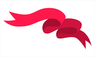 Ribbon shape vector which can be used to support your design and of course it's free and the color can be changed according to your needs