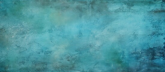 This painting depicts a clear blue sky with fluffy white clouds scattered throughout. The colors are vibrant and the clouds seem to float across the sky.