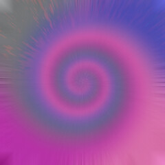 An abstract iridescent spiral grunge texture background image.