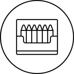 Pencil Crayon Icon