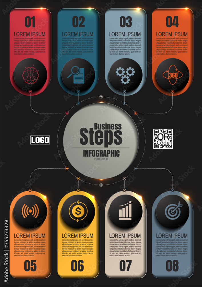 Canvas Prints engage with dynamic infographic templates for impactful presentations. enhance data visualization, l
