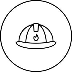 Firefighter Helmet Icon