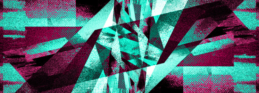 An abstract iridescent grainy grunge texture background image. © jdwfoto