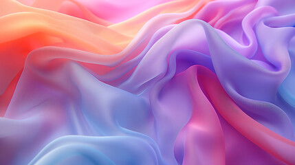 background wallpaper in the style of pastel rainbow silk, soft colors, pastel colors