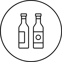 Wine Bottles Icon