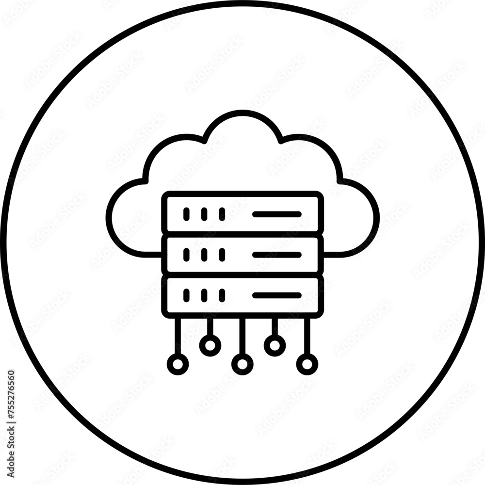 Sticker Cloud Server Icon