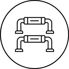 Push Up Bars Icon