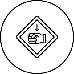 Obraz premium Hazard Icon