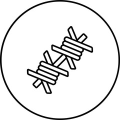 Barbed wire Icon
