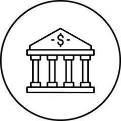 Obraz premium Bank Icon