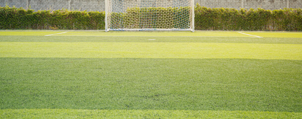 soccer field with ball