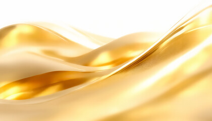 Luxury background image with golden, folded, wavy background - obrazy, fototapety, plakaty
