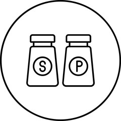 Salt and pepper Icon