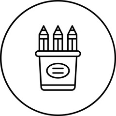 Pencil holder Icon