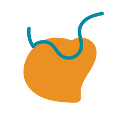 Orange Abstract Shapes Vectors