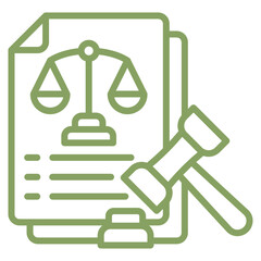 Legal Icon Element For Design