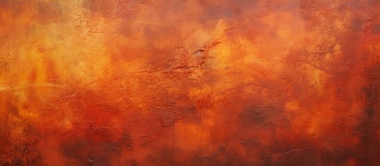 A detailed close up of a textured red and orange background resembling a natural landscape. Tints of brown, amber, and peach create a vibrant art pattern, perfect for any event backdrop