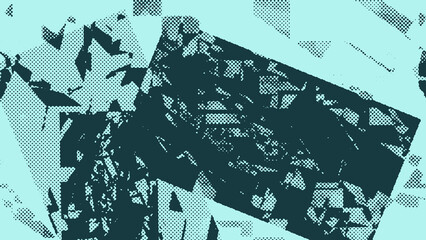 Abstract halftone grunge texture background image.