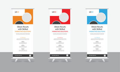  creative roll up banner design