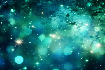 Sparkling Starry Abstract Background