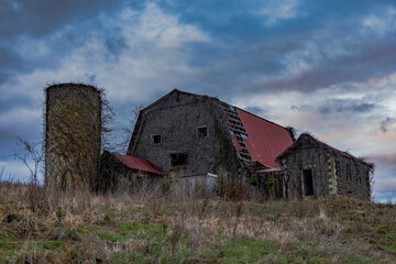 Abandoned old barn