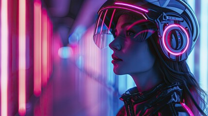 Obraz premium A compelling AI scenario: AI rejects unethical task, displays ethical logic independently.